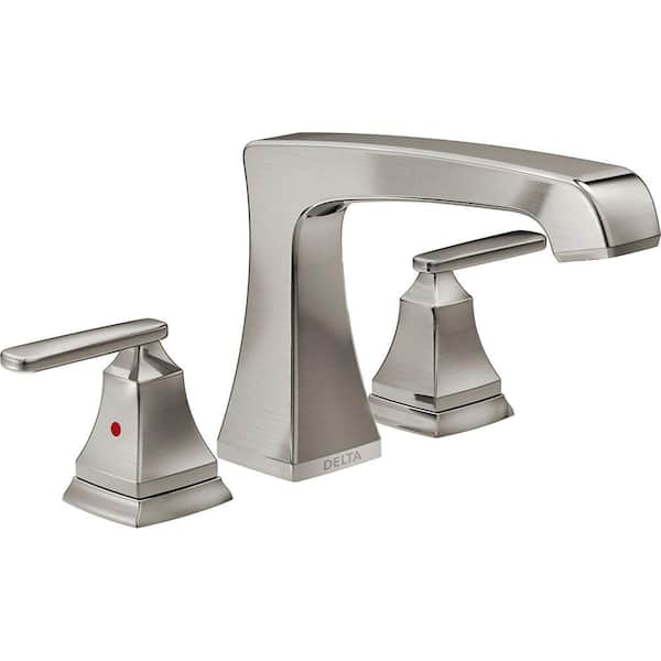 Delta Ashlyn 2-Handle Deck-Mount Roman Tub Faucet Trim Kit in Stainless (Valve Not Included)