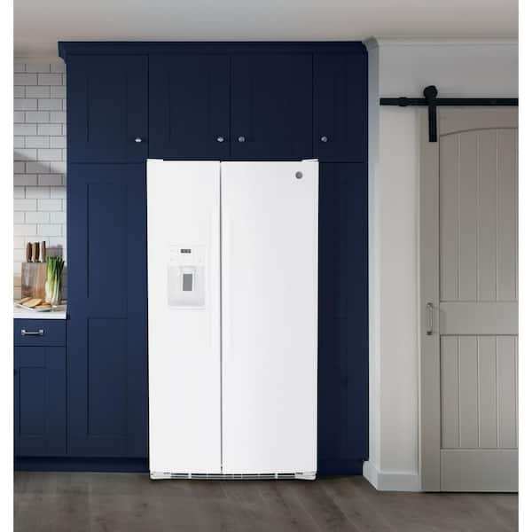 GE Appliances GSS25GGPBB GE® 25.1 Cu. Ft. Side-By-Side Refrigerator, Royal  Furniture