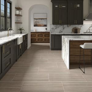 Articulo Feature Beige 18 in. x 36 in. Glazed Porcelain Floor Tile (13.59 sq. ft./case)