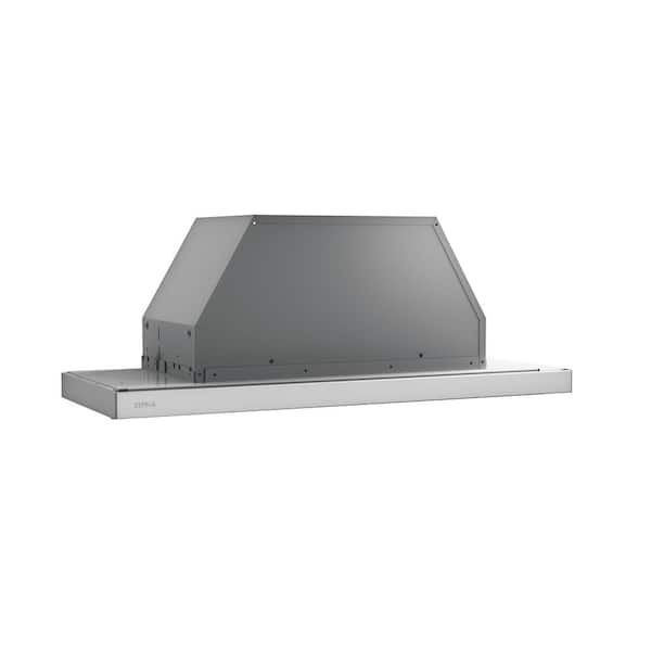 Zephyr ZPIE30AW290 30 Inch Under Cabinet Range Hood with 3-Speed/290 CFM  Blower, Mechanical Slide Controls, Halogen Lighting, Aluminum Mesh Filters,  Low-Profile Body, Multiple Color Options, and UL Listed: White Trim with  Glass