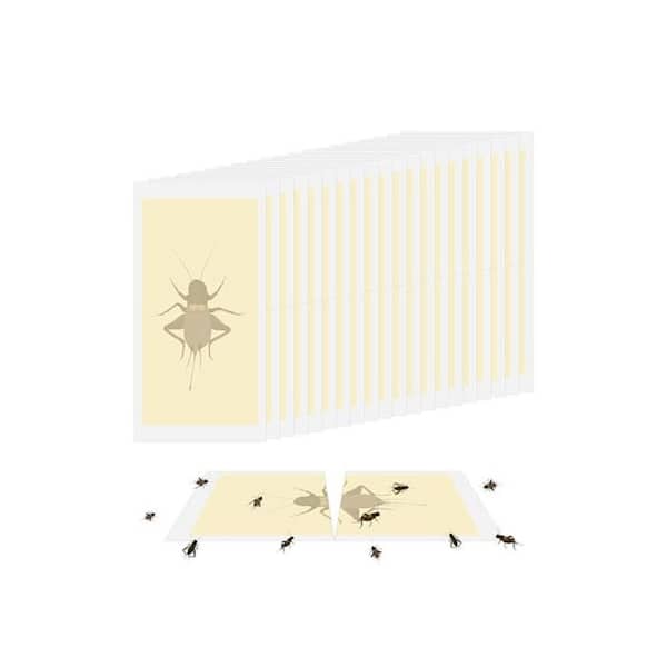 Indoor Extra Sticky Non Toxic Adhesive Cricket Catcher Insect Trap for Crawling Pests Spider Scorpion Centipede 40-Pack