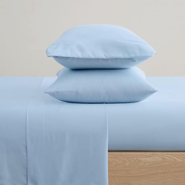 Everyday Microfiber Sky Blue King Sheet Set