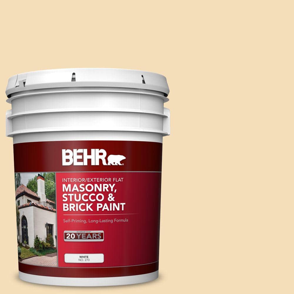 5 gal. #PPU6-12 Calla Flat Interior/Exterior Masonry, Stucco and Brick Pain