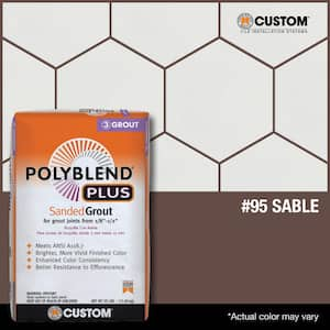 Polyblend Plus #95 Sable Brown 25 lb. Sanded Grout