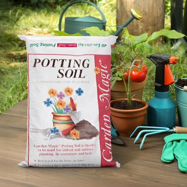 Garden Magic General Purpose Potting Soil Mix, 40 lb. Bag 5740-HD - The Home  Depot