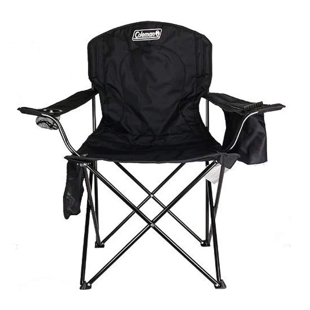 Oversized Heavy-Duty Camping Chair Folding Director Chair with Side Table