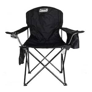 Black Steel Portable Camping Chair