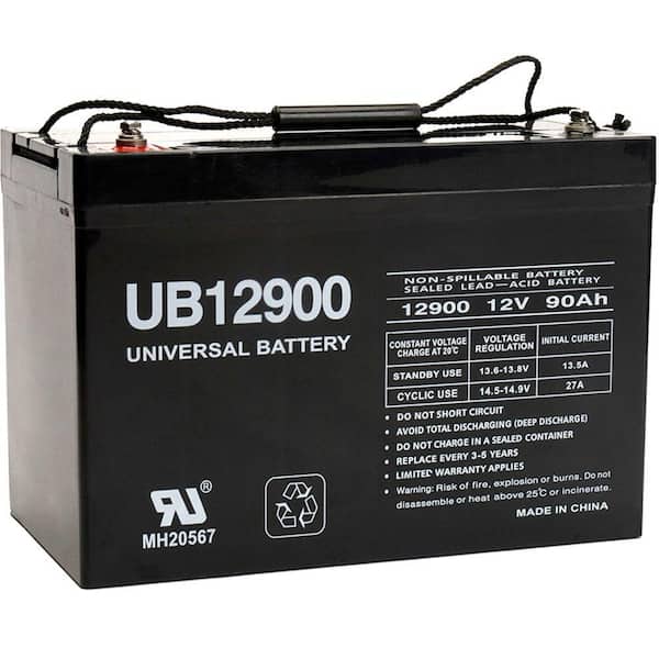 UPG 12-Volt 90 Ah I4 Terminal Sealed Lead Acid (SLA) AGM Rechargeable Battery