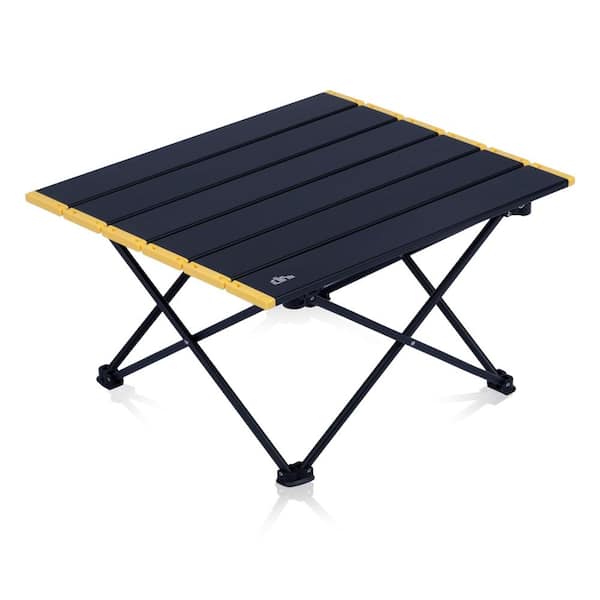 backpack folding mini metal table Outplea Small Camping Table, Low Portable Beach Tables, Green VILLEY camping Table unlike other similar tables with bungee cord connection this table has unique hinged design connection which will make it last many years 2 ft. Folding Camping Table,