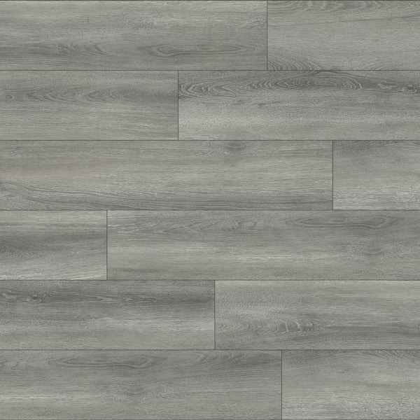 Take Home Sample - Azalea Gray Oak Waterproof Laminate Floor Tile Flooring