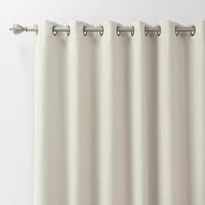 Ivory Grommet Blackout Curtain - 100 in. W x 84 in. L