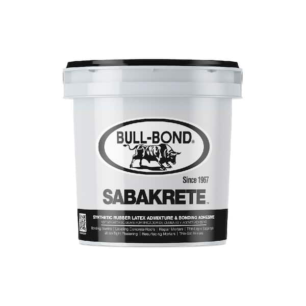 Bull-Bond Sabakrete 1 Gal. Synthetic Rubber Latex Admixture and Bonding Agent