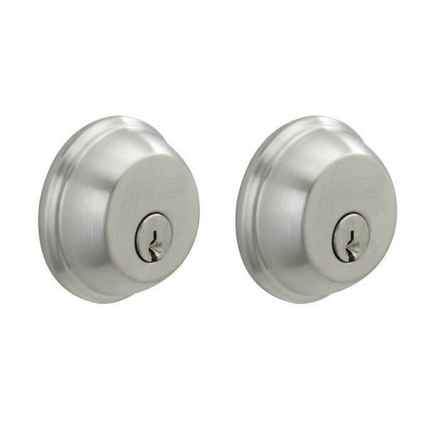 Schlage Double Cylinder Satin Chrome Deadbolt B362 626 - The Home Depot