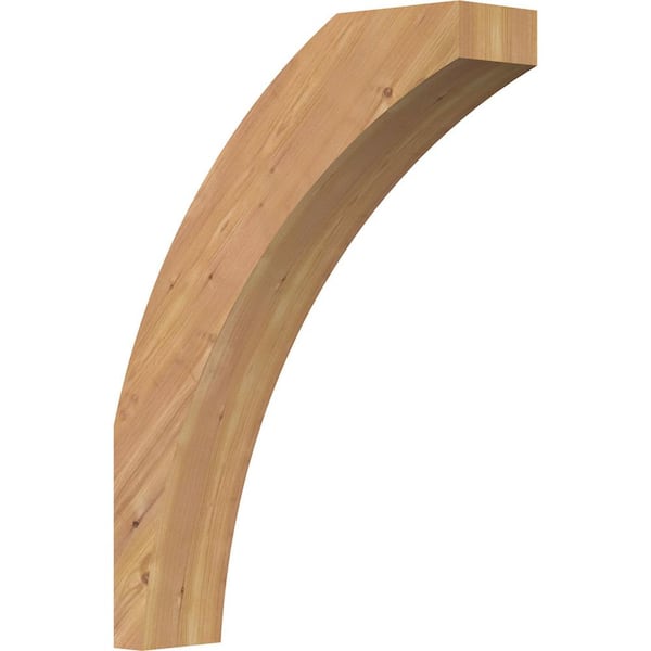 Ekena Millwork 5 1/2"W x 22"D x 30"H Thorton Smooth Knee Brace, Western Red Cedar