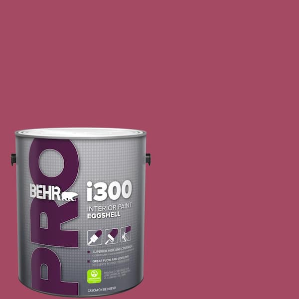 BEHR PRO 1 gal. #120D-5 Glazed Raspberry Eggshell Interior Paint