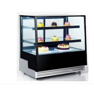 48in.W 23 cu.ft Commercial Glass Door bakery Refrigerated Refrigerator Display case in Stainless