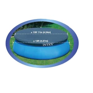 15 ft. Above Ground Swimming Pool, Ladder with Pump and Pool Debris Cover