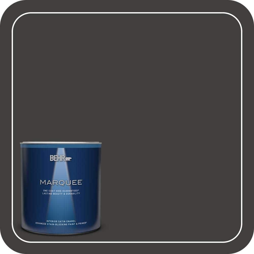 1 qt. #N510-7 Blackout One-Coat Hide Satin Enamel Interior Paint & Primer price history on PriceWatchPro