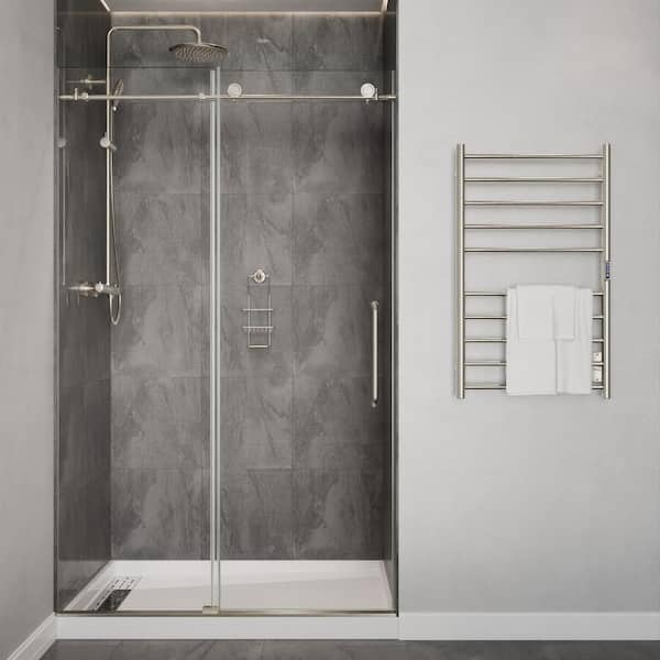 ANZZI Cipressi Series 60 in. x 76 in. H Sliding Frameless Shower