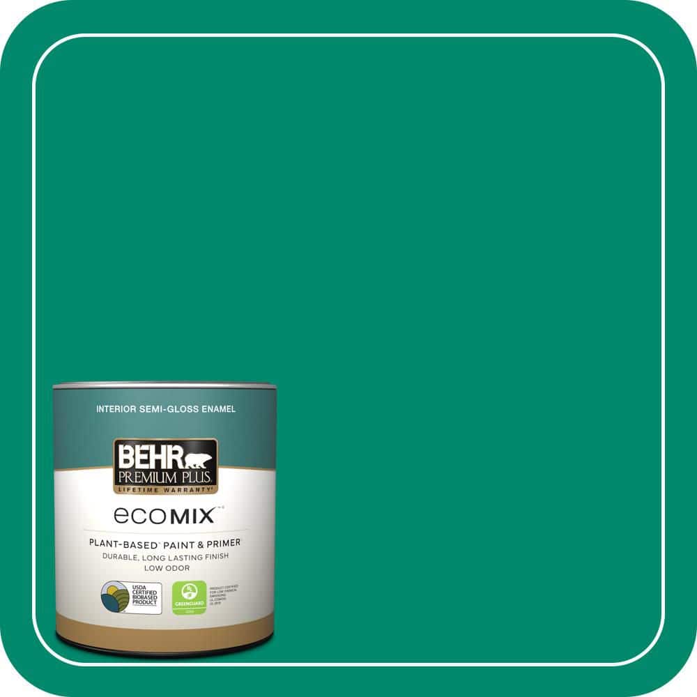 1 qt. #P430-6A Celtic Queen Semi-Gloss Enamel EcoMix Plant-Based Interior Paint & Primer price history on PriceWatchPro