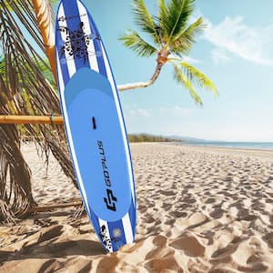 10.5 ft.  Inflatable Stand Up Paddle Board SUP W/Carrying Bag Aluminum Paddle