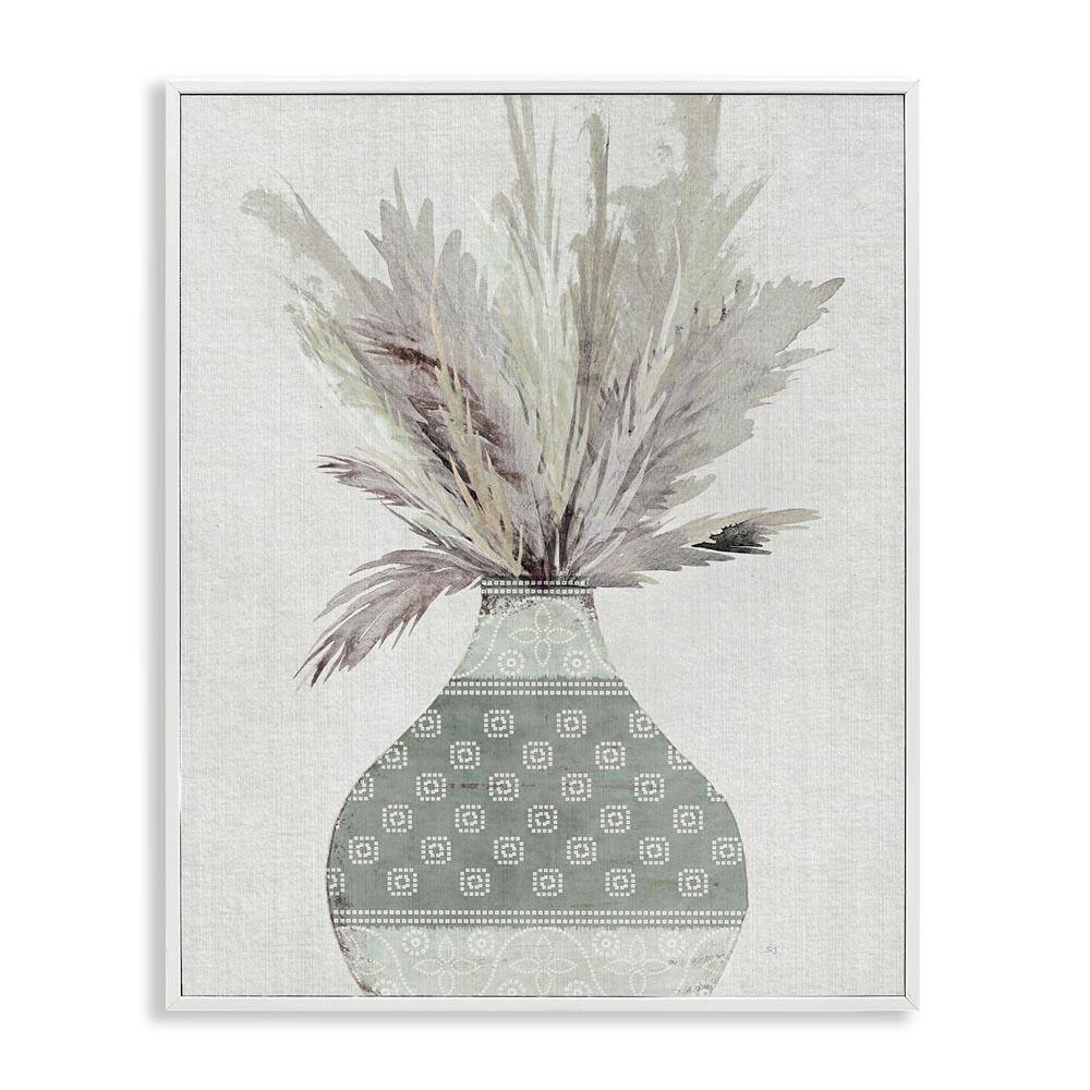 Boho Wheat in Vase by Susan Jill White Framed Nature Giclee Art Print 30 in. x 24 in. price history on PriceWatchPro