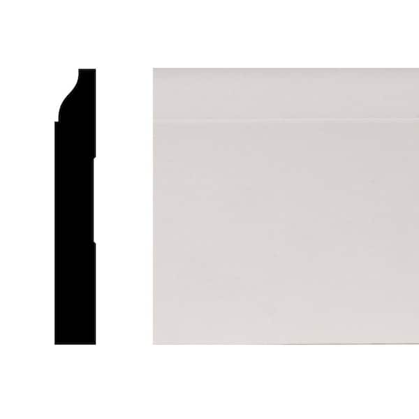 9/16 in. x 3-1/4 in. PVC Base Molding