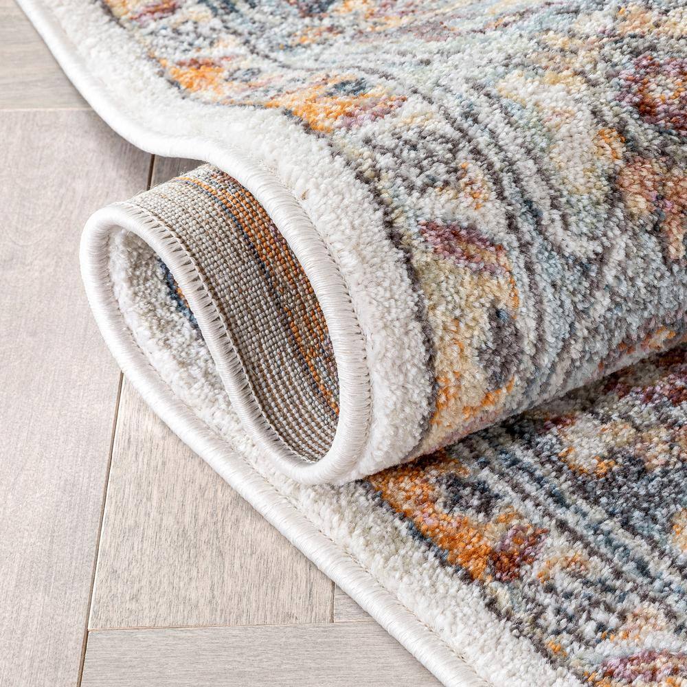 Vintage Bohemian Multicolor Synthetic 5' x 7' Area Rug