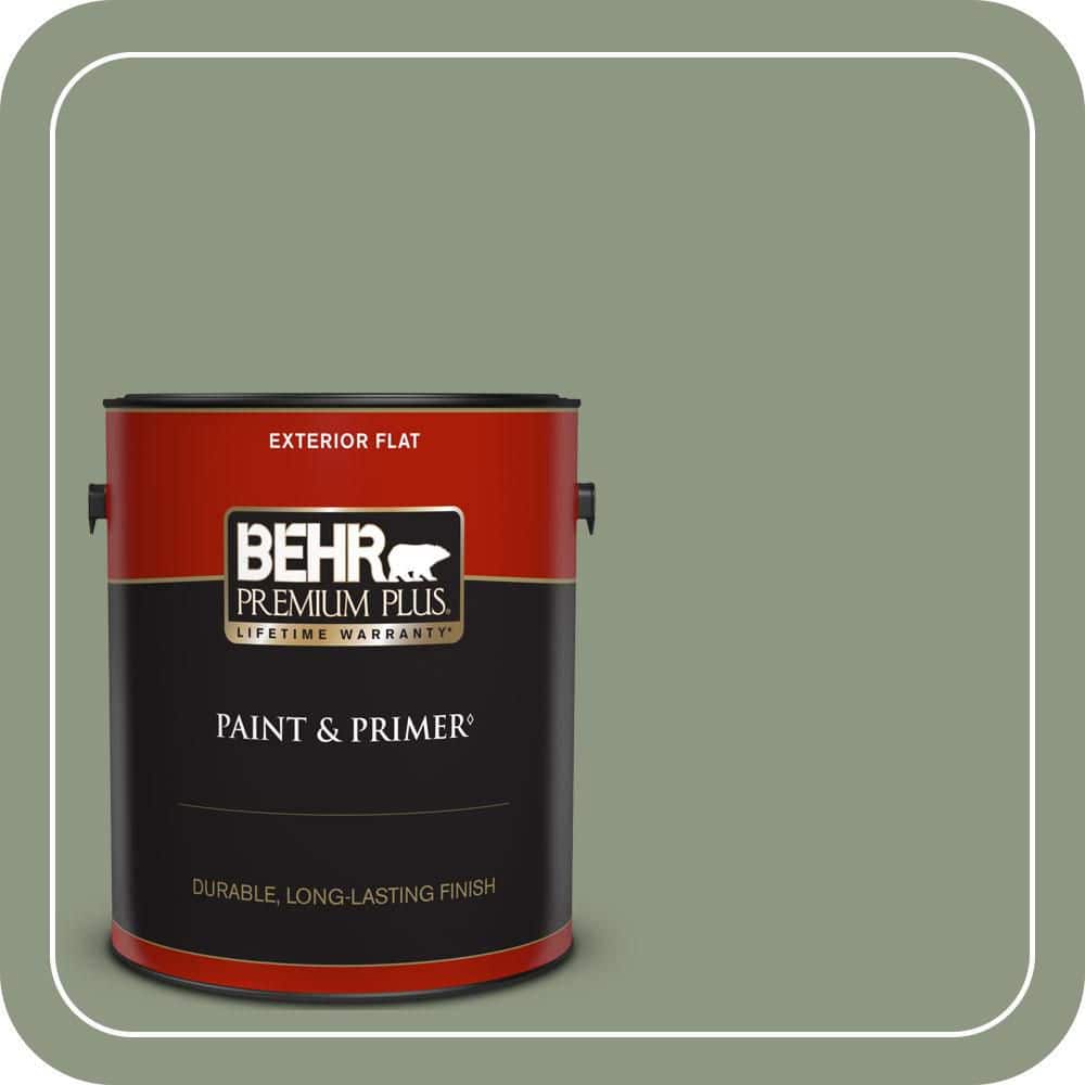 1 gal. #PPU11-17 Hillside Green Flat Exterior Paint & Primer price history on PriceWatchPro