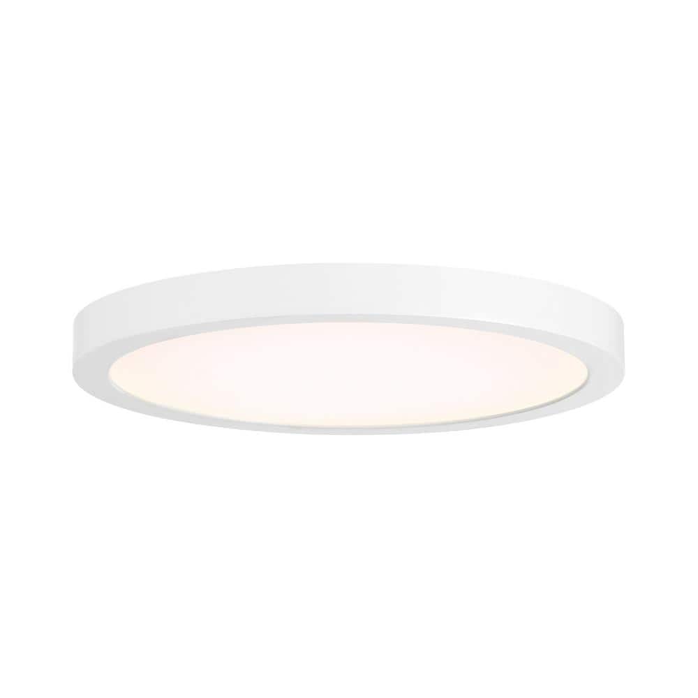 White Integrated LED Flush Mount Ceiling Light