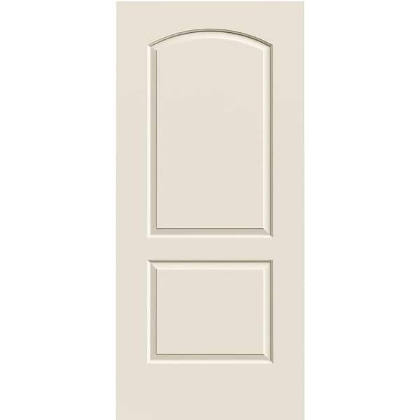JELD-WEN 36 in. x 80 in. Caiman 2 Panel No Bore Solid Core Primed Molded Composite Interior Door Slab