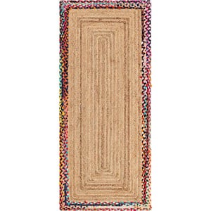 Braided Jute Manipur Natural 2 ft. 7 in. x 6 ft. 1 in. Area Rug