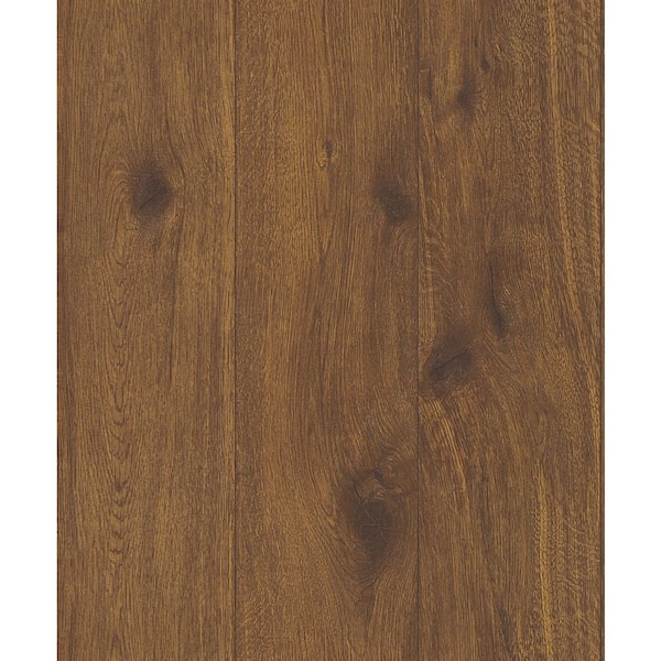 Unbranded Woods and Wicker Collection Brown Knotted Forest Wood Effect Matte Finish Vinyl on Non-woven Non-pasted Wallpaper Sample