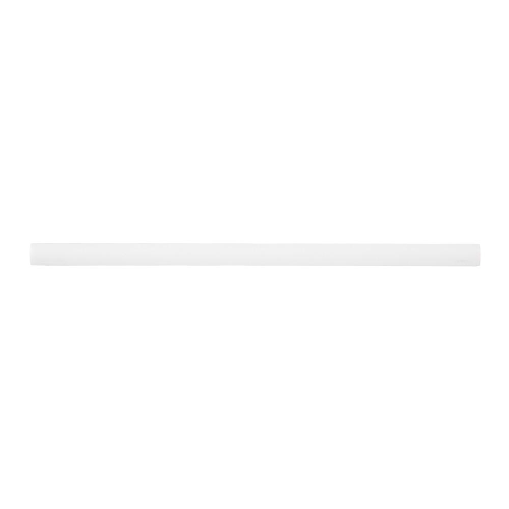 Moments Peace 0.5 in. x 12 in. Matte Glazed Ceramic Wall Pencil Tile