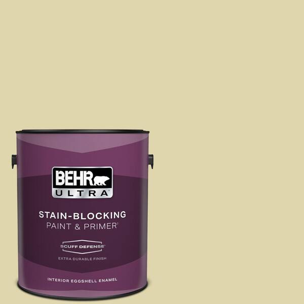 BEHR ULTRA 1 gal. #MQ4-40 Primitive Green Extra Durable Eggshell Enamel Interior Paint & Primer