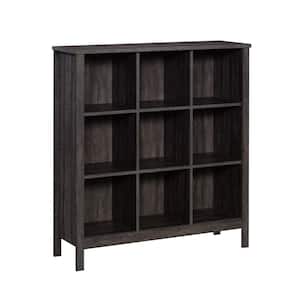 Select 41.85 in. Tall Blade Walnut Engineered Wood 9-Cube Accent Bookcase