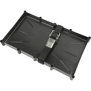 13-1/8 in. Battery Tray with Strap & Stainless-Steel Buckle