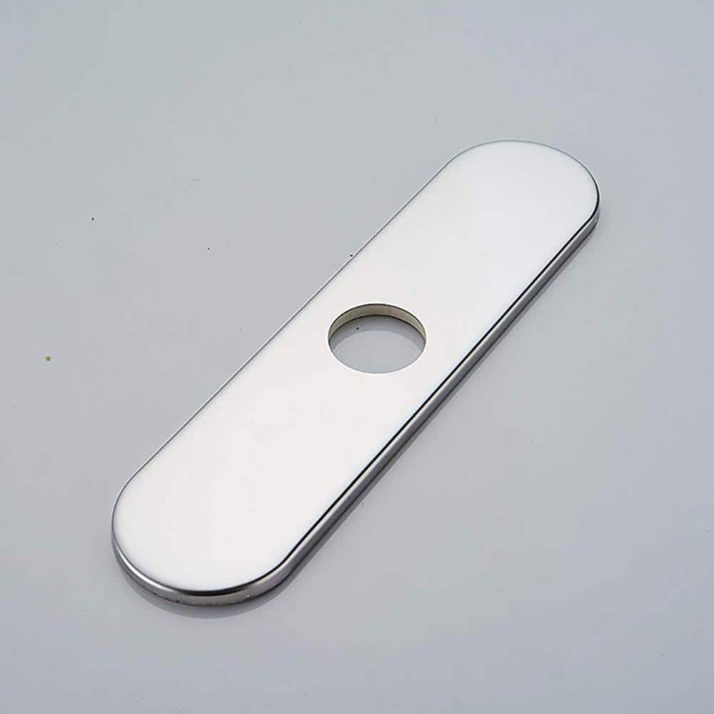 Polished Chrome Kitchen Sink Faucet Hole Cover Plate