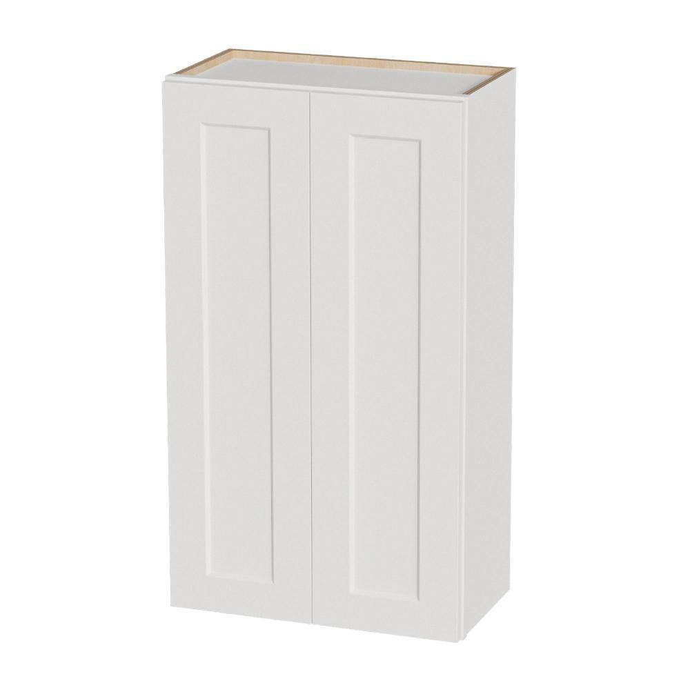 "24""Wx12""Dx42""H Solid Wood Bathroom Wall Cabinet with Doors and Adjustable Shelves, White" price history on PriceWatchPro