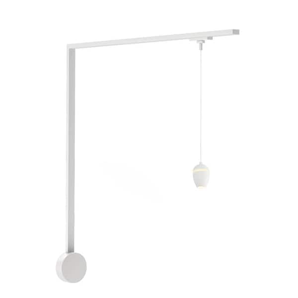 Eloa 1 Light White dimmable 4000K LED Trilo Track Wall Kit