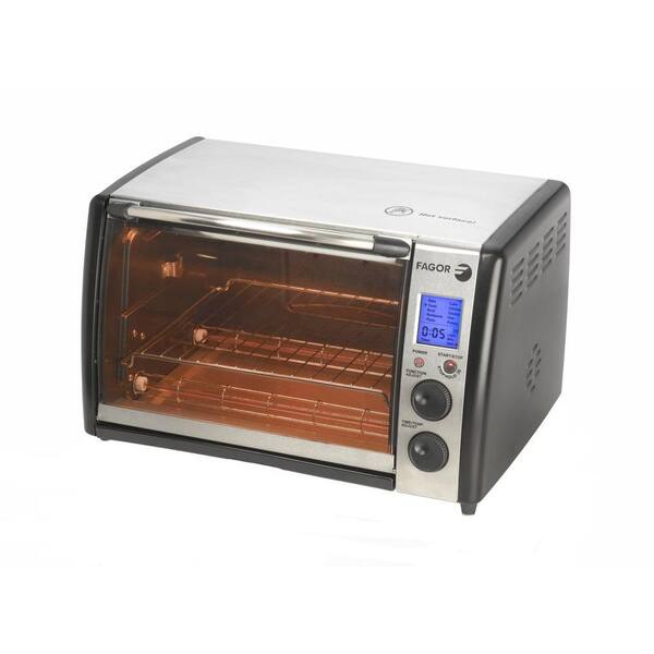Fagor Dual Technology Digital Countertop Toaster Oven with Rotisserie