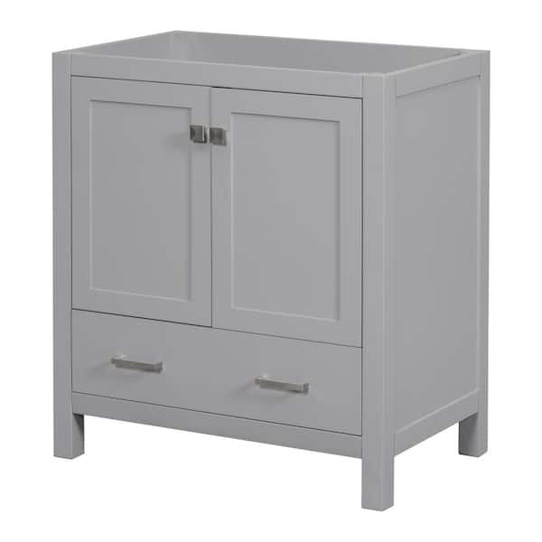 Nestfair 17.5 in. W x 29.5 in. D x 33 in. H Bath Vanity Cabinet without Top in Gray