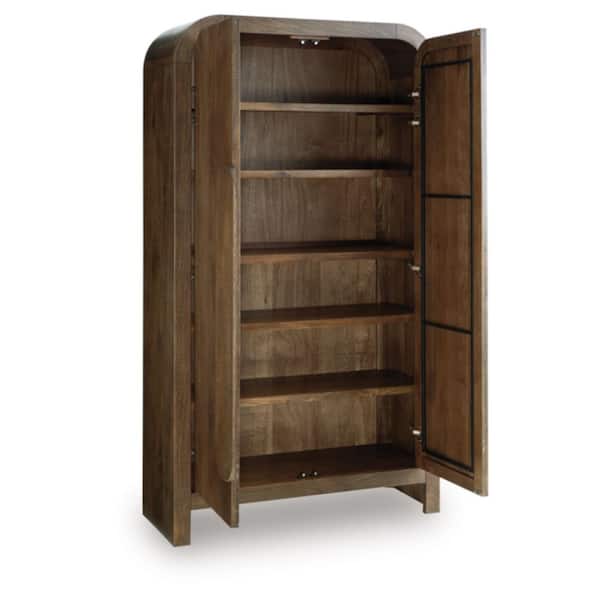 Signature DESIGN BY ASHLEY Thoren Medium Brown 74.13 in. Accent