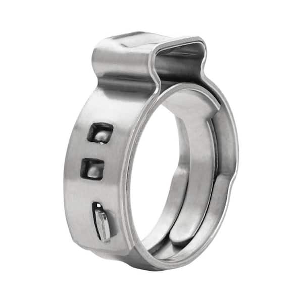 PLUMBFLEX 3/4 in. Stainless Steel Oetiker Pex Cinch Clamps Kit (10-Pack)
