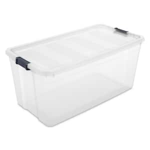 200-Qt. Stacker Box - Frosted Lid