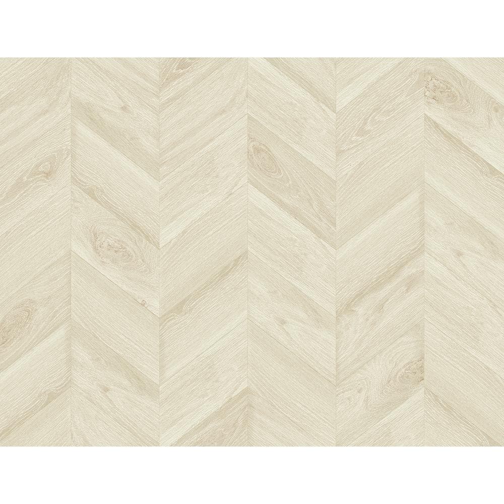 60.75 sq. ft. Coastal Haven Oat Keone Bay Chevron Embossed Vinyl Unpasted Wallpaper Roll price history on PriceWatchPro