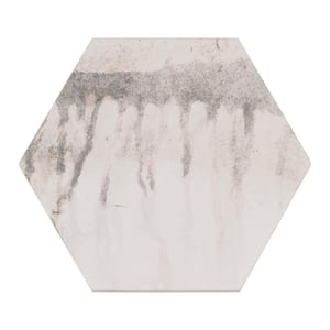 Homage 5 in. x 5 in. Hexagon Loyalty Hex Porcelain Wall and Floor Hex Tile (4.54 sq. ft./25Case)