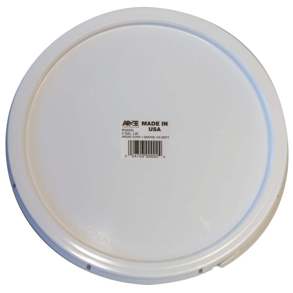 Leaktite 2.5 qt. Small Mixing Bucket Lid LD25QMM050 - The Home Depot