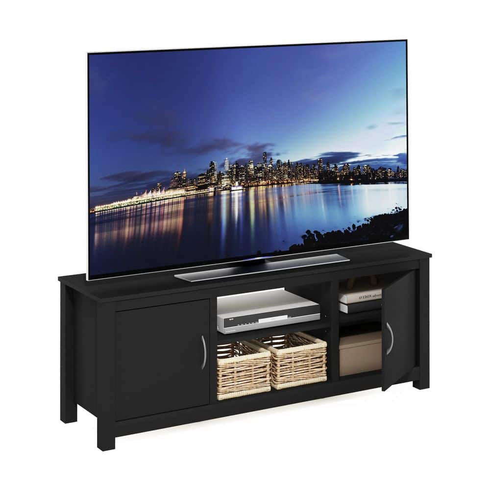 Sleek Americano 65'' TV Stand with Adjustable Shelves and Cabinet
