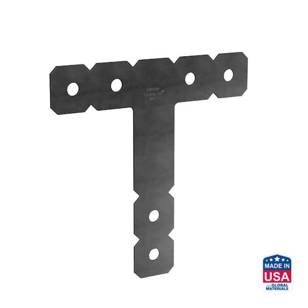 Simpson Strong-Tie OHT 12 in. x 12 in. Black Powder-Coated Ornamental Heavy T Strap